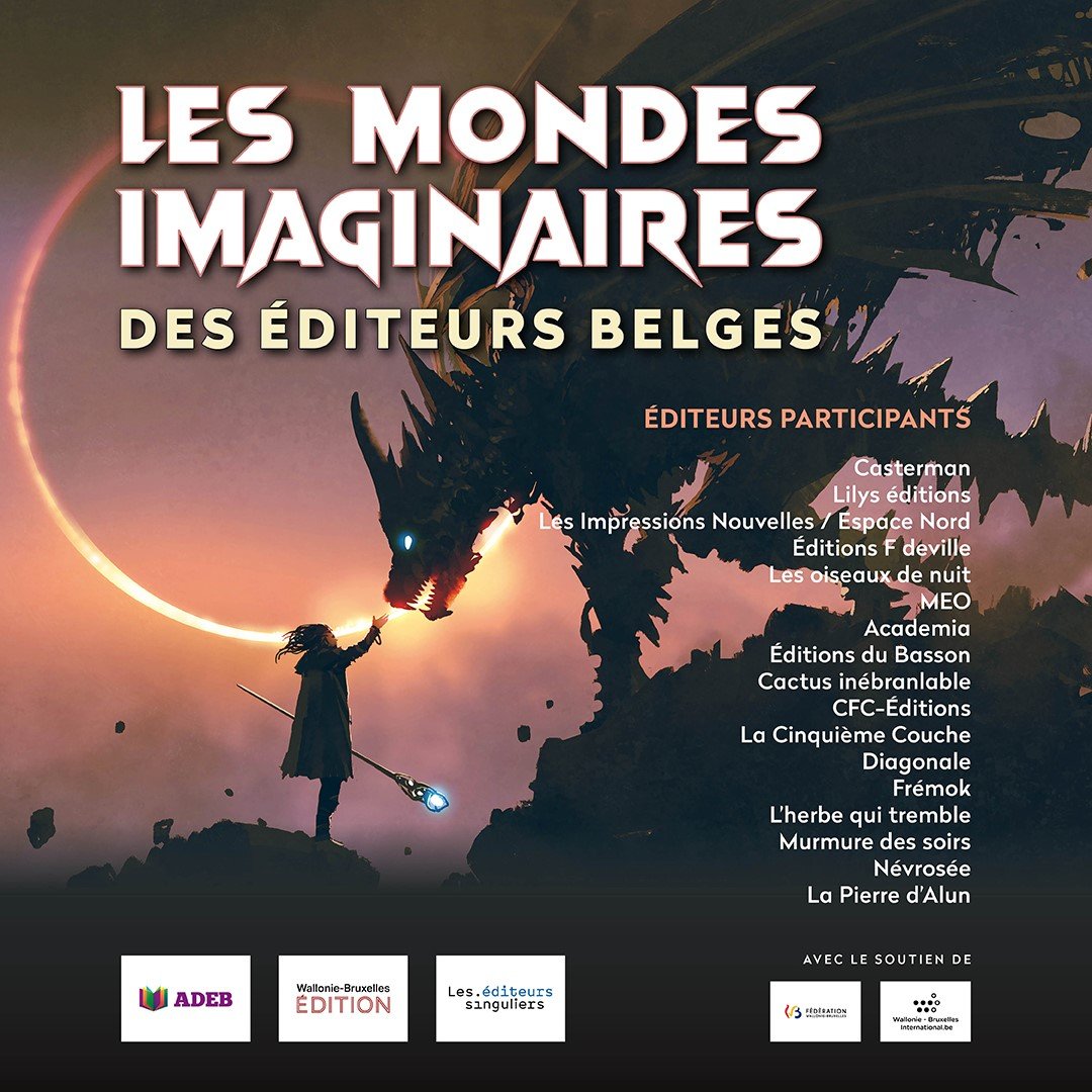 Les éditeurs belges présents aux Imaginales 